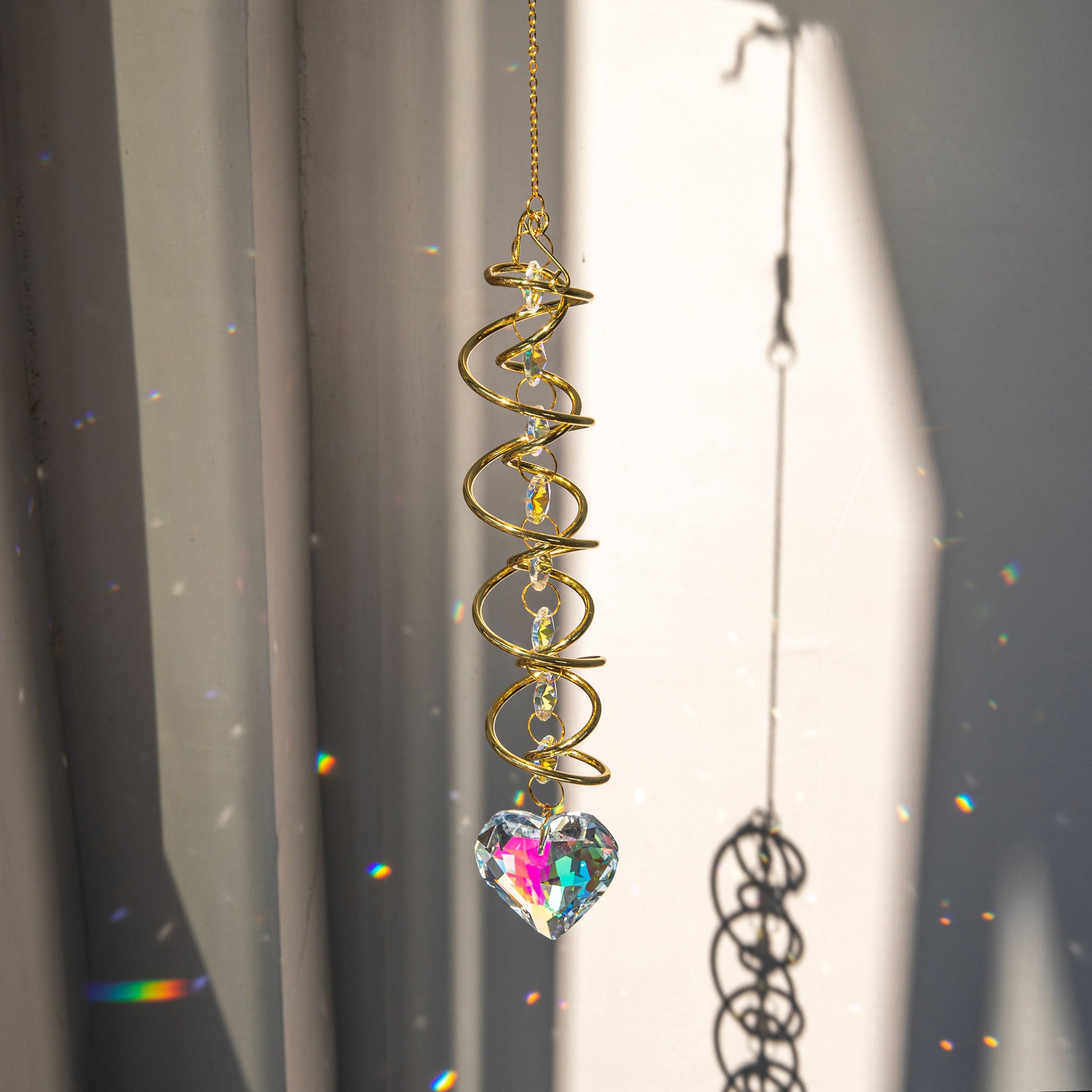 Wholesale Gazing Ball Spiral Tail Turn Suspension Stabilizer Wind Chime